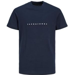 JACK & JONES Jorcopenhagen Jongens T-Shirt Ronde hals Noos Jnr Blazer navy/Print: j&j, 140, Blazer navy/print: j&j