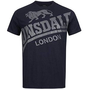 Lonsdale Watton T-shirt voor heren, Navy Blauw