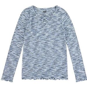 Levi's T-shirt Lvg Space Dye Ls Knit Top 4ej164 pour fille, Couronne bleue., 12 ans