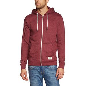 BLEND Sweatjack heren hoodie rood (Zinfandel 73006), S, rood - rood (Zinfandel 73006)