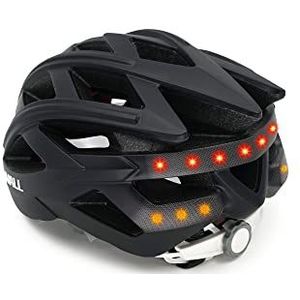 LIVALL BH60SE Neo Smart fietshelm met remlicht en led-verlichtingssysteem, SOS-alarmsysteem en Bluetooth-multimedia-eenheid, zwart, maat 55-61 cm, hoofdomtrek Bh60se Neo, zwart