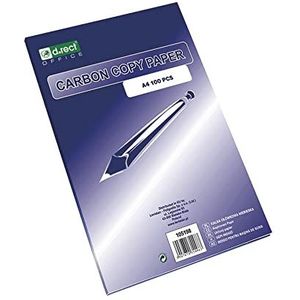 D.RECT Koolpapier voor handschrift, A4, blauw, 100 vellen