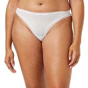 Calvin Klein Uniseks lingerie string (2 stuks), Wit.