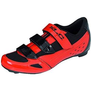 XLC Cb-r04 uniseks fietsschoenen, zwart, rood, zwart, rood.