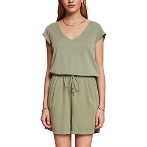 ESPRIT 063ee1l302 Jumpsuit voor dames, Licht kaki (345).