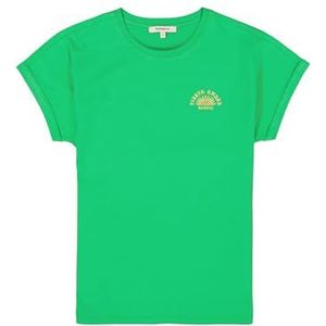 Garcia T-shirt à manches courtes pour femme, Vert festif, S