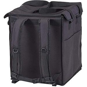 Cambro GBBP151417 Opvouwbare rugzak voor Delivery, polyester met schuimcoating, zwart, 38,1 x 35,5 x 43,2 cm, zwart., 38,1 x 35,5 x 43,2 cm, daypack rugzak