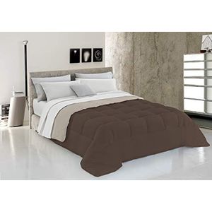 Italian Bed Linen Winterdeken 150x200 cm bruin crème