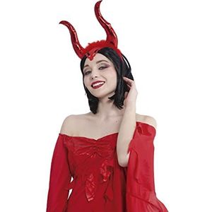 Rubies hoofdband boze rood voor vrouwen Halloween carnaval verjaardag