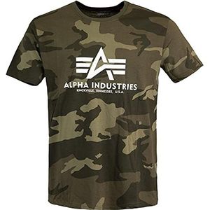 ALPHA INDUSTRIES T-shirt, Stoffig koraal