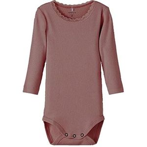 Name It Nbfkab Ls Body Noos Baby meisjes body met lange mouwen, Apple Butter/Detail: Melange