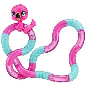 Tangle 8502 Fidget Toy Junior Pets Series met flamingo dierfiguur, anti-stress speelgoed, bevordert de fijne motoriek, draaibaar en combineerbaar, motorisch speelgoed voor kinderen vanaf 3 jaar,