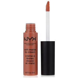 NYX Professional Makeup Lippenstift, zacht, mat, romig, ultra-gepigmenteerd, lange houdbaarheid, kleur: Abu Dhabi (09)