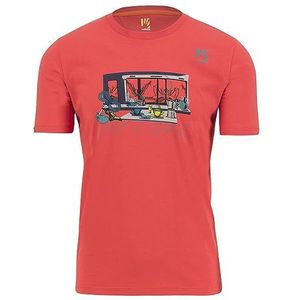 Karpos Anemoon T-shirt voor heren, Paprika, XL, Paprika