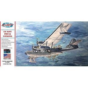 Atlantis AMCM5301 1/104 PBY Catalina US Navy modelbouwset, modelbouwaccessoires, meerkleurig
