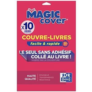 OXFORD Magic Cover A4 PP 7.5/100e blanco papier, kleurloos, 10 stuks