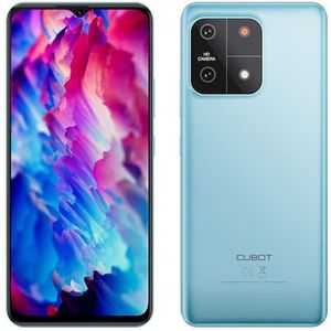 CUBOT A1 - Smartphone de 6,5"" HD+, 4 Go et 128 Go, appareil photo 13 MP, batterie 5100 mAh, Android 13, processeur OctaCore, couleur bleue