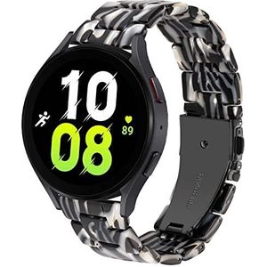 DEALELE Compatibel met Samsung Galaxy Watch 5 / 5 Pro / Galaxy 4 / 4 Classic / Galaxy 3 41 mm / Active 2, 20 mm kleurrijke hars, reservearmband voor Huawei GT2 42 mm/GT3 42 mm, 20 mm, hars