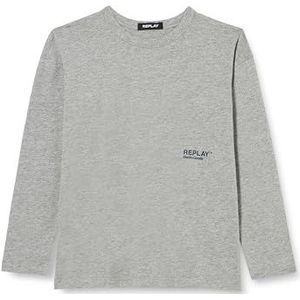 Replay Sb7117 T-shirt voor jongens, Grijsmix M02