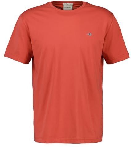 GANT Reg Shield Ss T-shirt voor heren, Rode baksteen