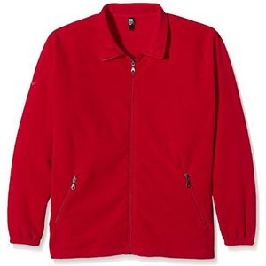 Trigema Dames fleece jas dames jas, rood (kers 036), 42, rood (kersen 036)