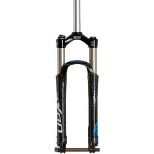 Suntour RL-RC 15QL Ti verende voorvork voor volwassenen, uniseks, carbon, 27,5 inch