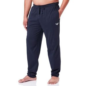 Emporio Armani Emporio Armani Logo van rubber voor heren, trainingsbroek voor heren, 1 stuk, Marinier