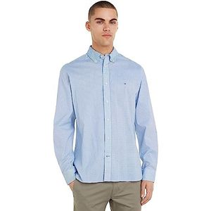 Tommy Hilfiger RF-overhemd met zachte print voor heren, natuurlijk, casual, Klassiek blauw/veelkleurig