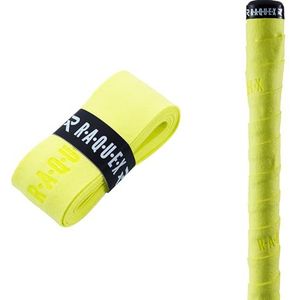 Raquex Chamois Antislip hockeystick band - Hockey Chamois - Super gripvast, zacht en absorberend - IJs- en grashockeyband wit of geel (geel, 1 handvat)