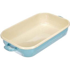 Krüger Karl Sylt aluminium pan, vierkant, 32 cm, blauw