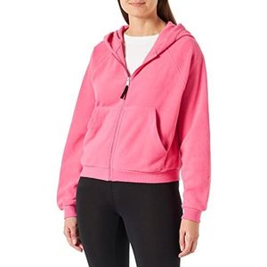 Vero Moda Vmilsa Ls Jrs Bf Hoodie met ritssluiting voor dames, Roze