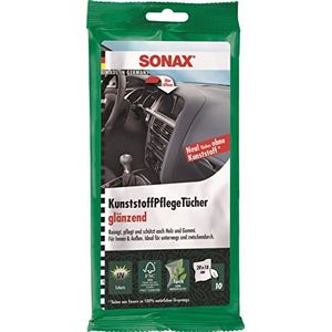 Sonax 415.100 onderhoudsdoeken, kunststof, glanzend, 10 stuks