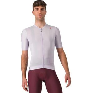 CASTELLI Espresso Jersey Maillot de cyclisme pour homme, femme, respirant et léger, parfait pour de longues distances, Purple Mist/Dark Gray, XXL