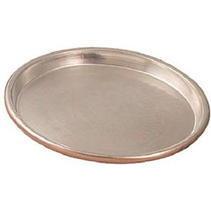 Vigor Blinky 94080-36 ovenschaal rond vertind koper rand 3 cm diameter 36 cm