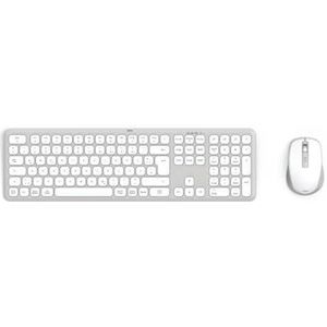 Hama WKM-550 draadloos muistoetsenbord set (2,4 GHz multi-apparaten via USB-ontvanger + 2 x Bluetooth voor pc, laptop, tablet, bereik 10 m, Duitse QWERTZ-lay-out,