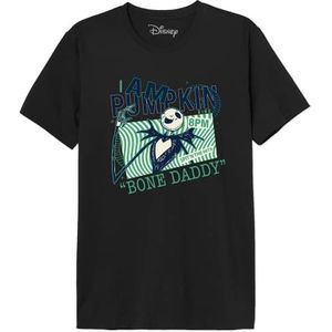 Disney Mejackdts016 T-shirt voor heren, 1 stuk, zwart.