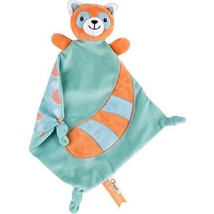 Chicco - My Sweet knuffeldier Panda rood, eerste marionet, van zacht fluweel, machinewasbaar, 0 maanden +