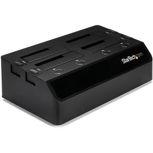 StarTech.com USB 3.0 dockingstation voor 4x SATA III 2,5"" 3,5"" 6Gb/s HDD/SSD met UASP en ventilator (SDOCK4U33)