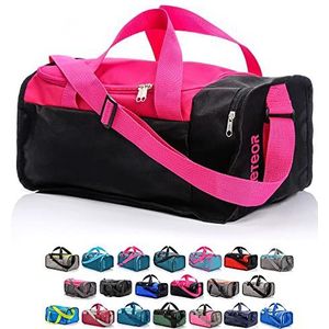 Sporttas voor dames, heren, kinderen, meisjes, tas, reistas, duffel, modern, fitness, fleece, vakantie, schoudertas, fitness, werk, kleine grote sporttas, 20 of 40 liter, Roze