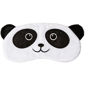 Diabolical Gifts Panda-oogmasker, zwart/wit, eenheidsmaat