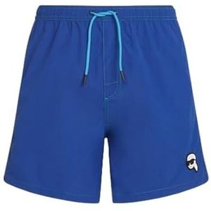 KARL LAGERFELD Ikonik 2.0 Med Ikonik 2.0 Med Zwemshorts voor heren (1 stuk), Mazarine blauw