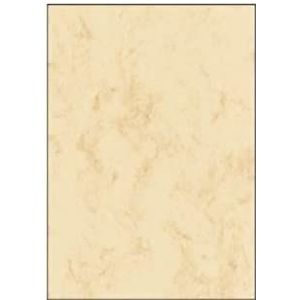 SIGEL DP907 briefpapier, 14,8 x 21 cm, 90 g/m², licht beige marmer, 100 vellen