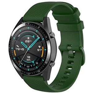 Wownadu 22 mm armband compatibel met Fossil Gen 5, Galaxy Watch 3 45 mm, reservearmband van sportsiliconen, compatibel met Garmin Vivoactive 4 (zonder horloge)