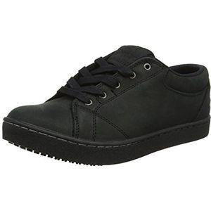 Shoes for Crews Mozo Mavi Sneakers voor dames, antislip, zwart.