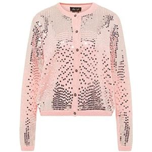 OCY Cardigan pour femme, rose, M-L