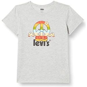 Levi's Kids Lvg shorts mouwen grafisch T-shirt meisjes 10-16 jaar, Lichtgrijs