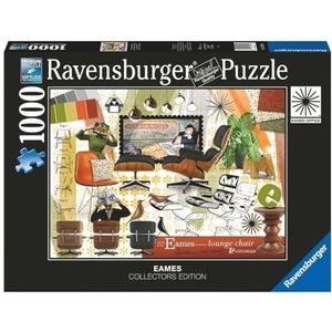 Ravensburger - Puzzel 1000 stukjes, Eames Design Classics, Fantasy-collectie, 16899, meerkleurig