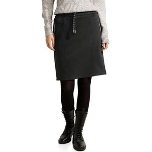 Cecil B361401 sportieve rok voor dames, zwart.