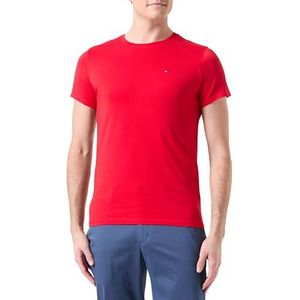 Tommy Jeans Tjm Xslim Jersey Dm0dm04411 T-shirt S/S heren, Rood (Hot Red)