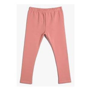 Koton Legging basique en coton élastique pour fille, Rose (274), 2-3 Jahre